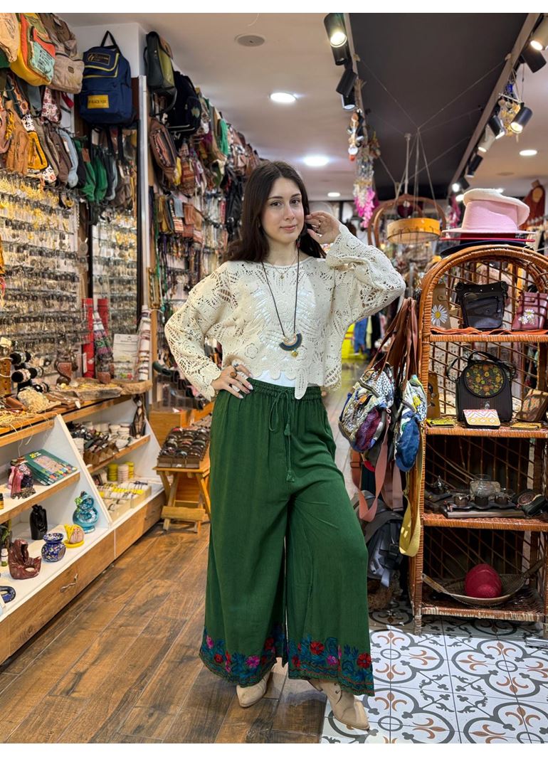 Hint Pantolon Yeşil