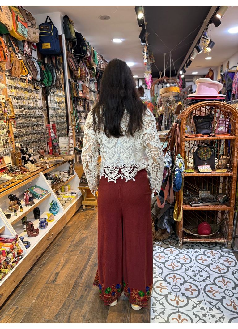 Hint Pantolon Kırmızı