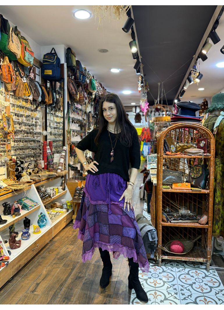 İtalyan Triko Bluz Kısa Kollu