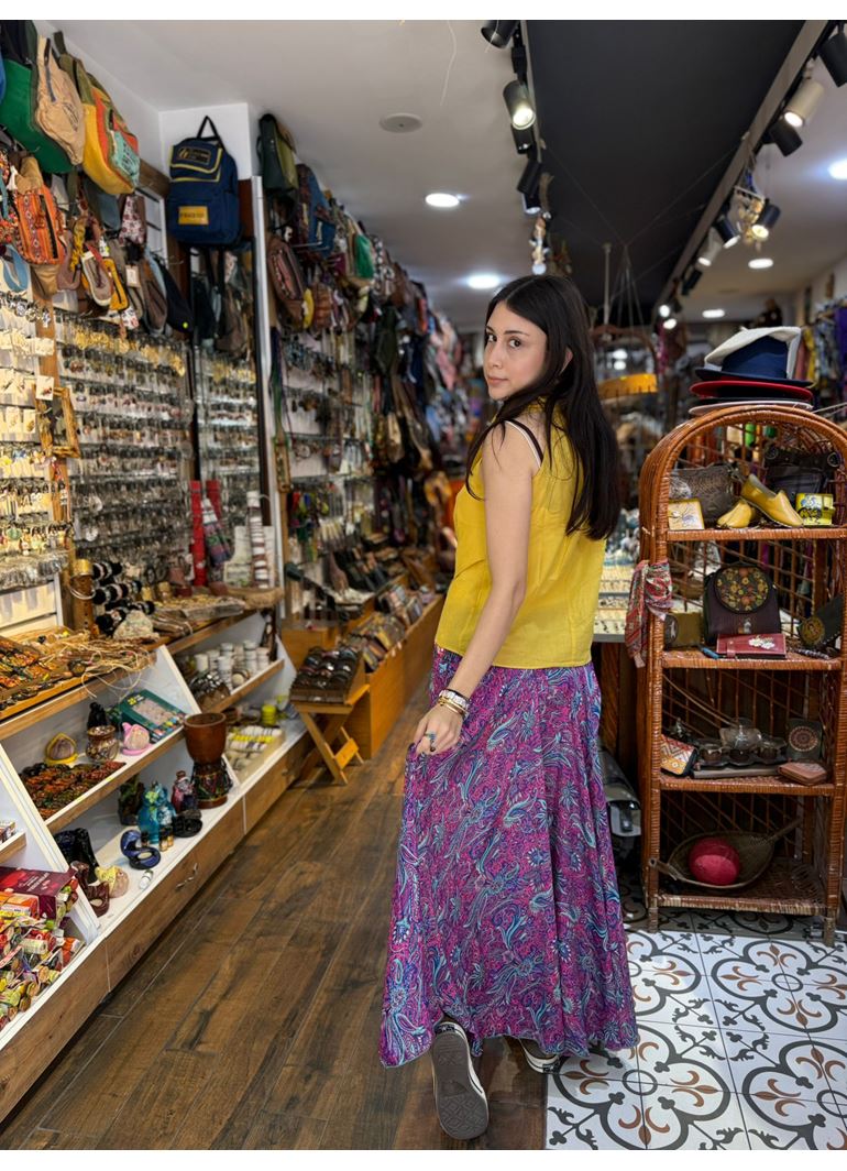 İpek Önü İşlemeli Pantolon