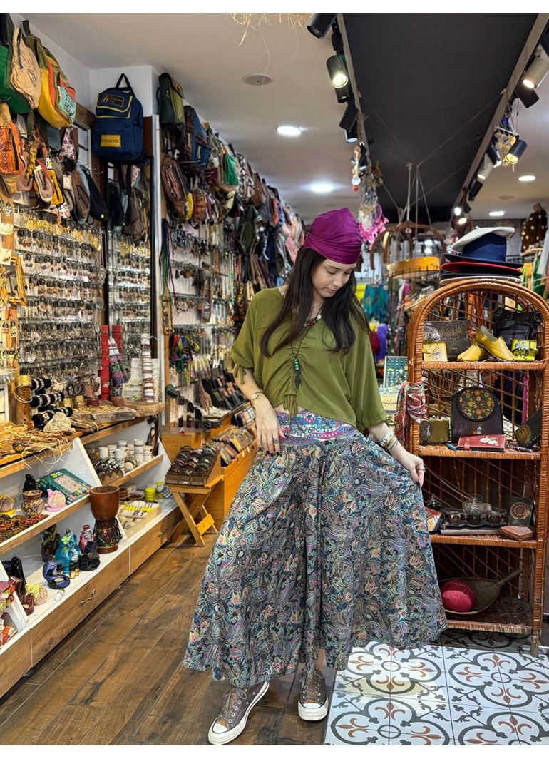 İpek Önü İşlemeli Pantolon