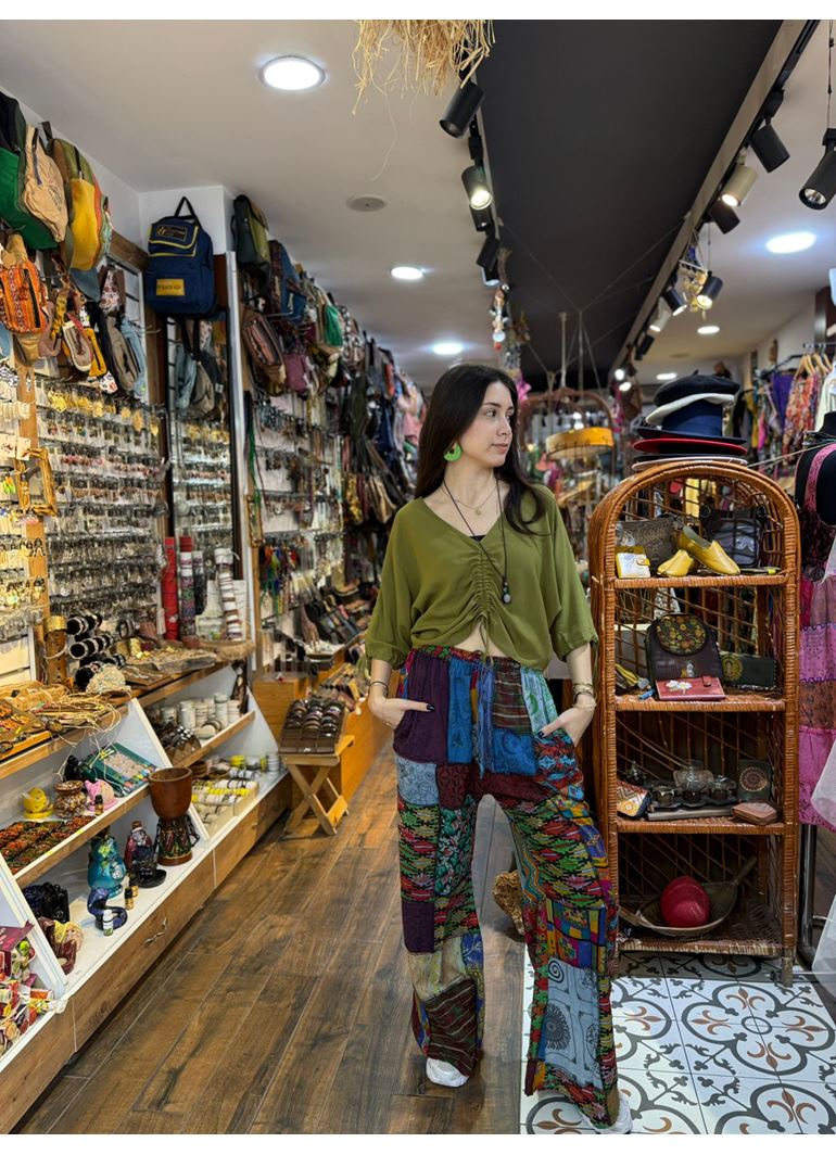 Nepal Patchwork Pantolon