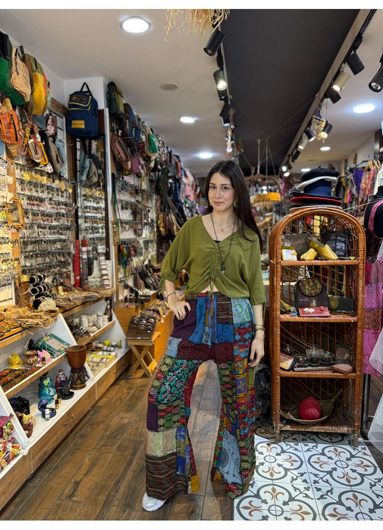 Nepal Patchwork Pantolon