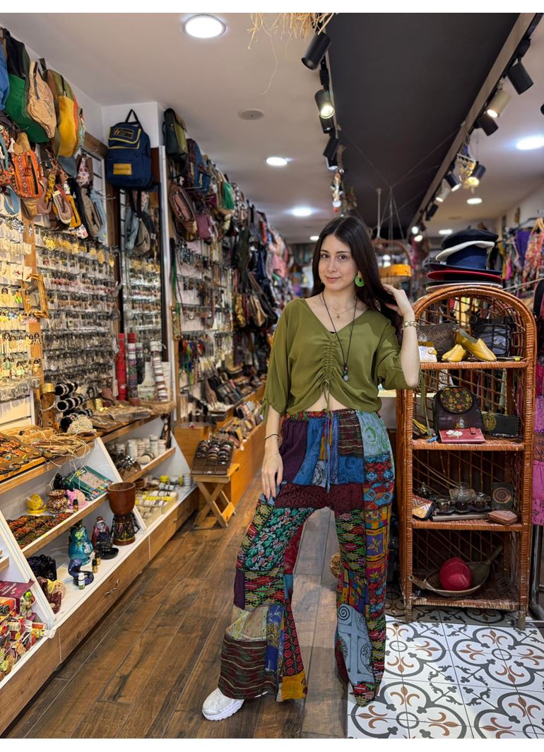Nepal Patchwork Pantolon