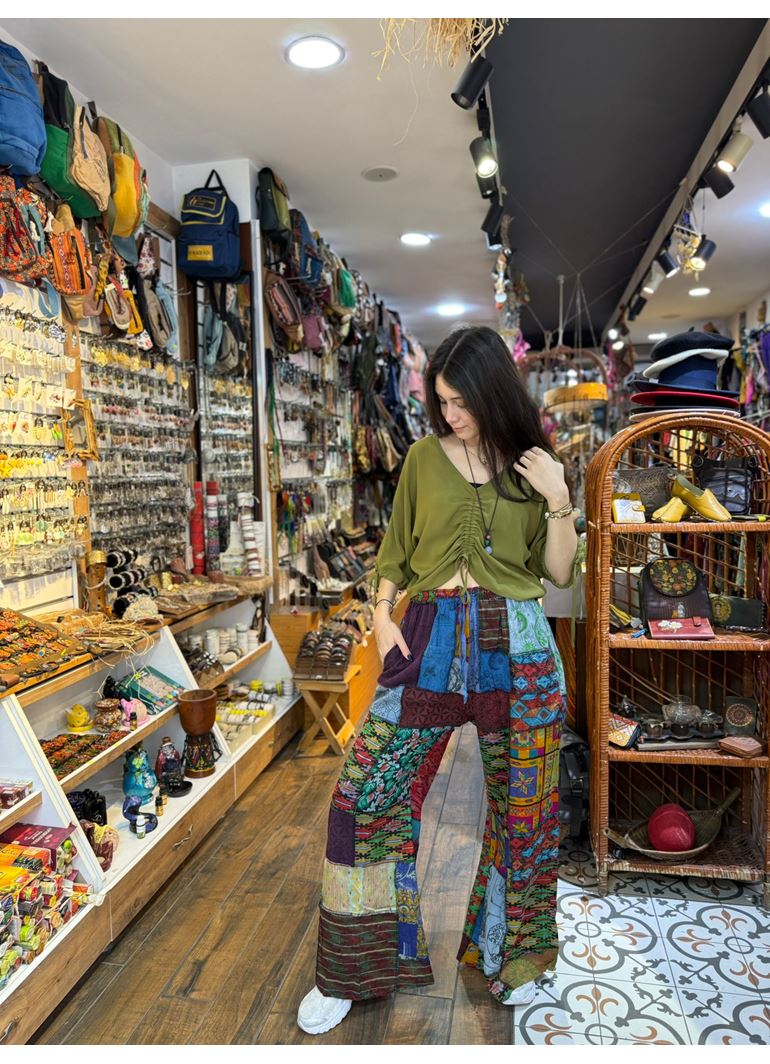 Nepal Patchwork Pantolon