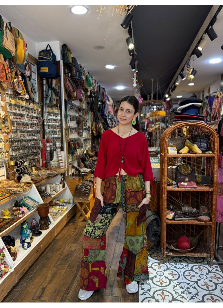 Nepal Patchwork Pantolon