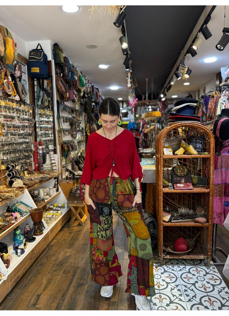 Nepal Patchwork Pantolon