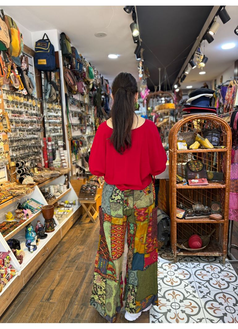 Nepal Patchwork Pantolon