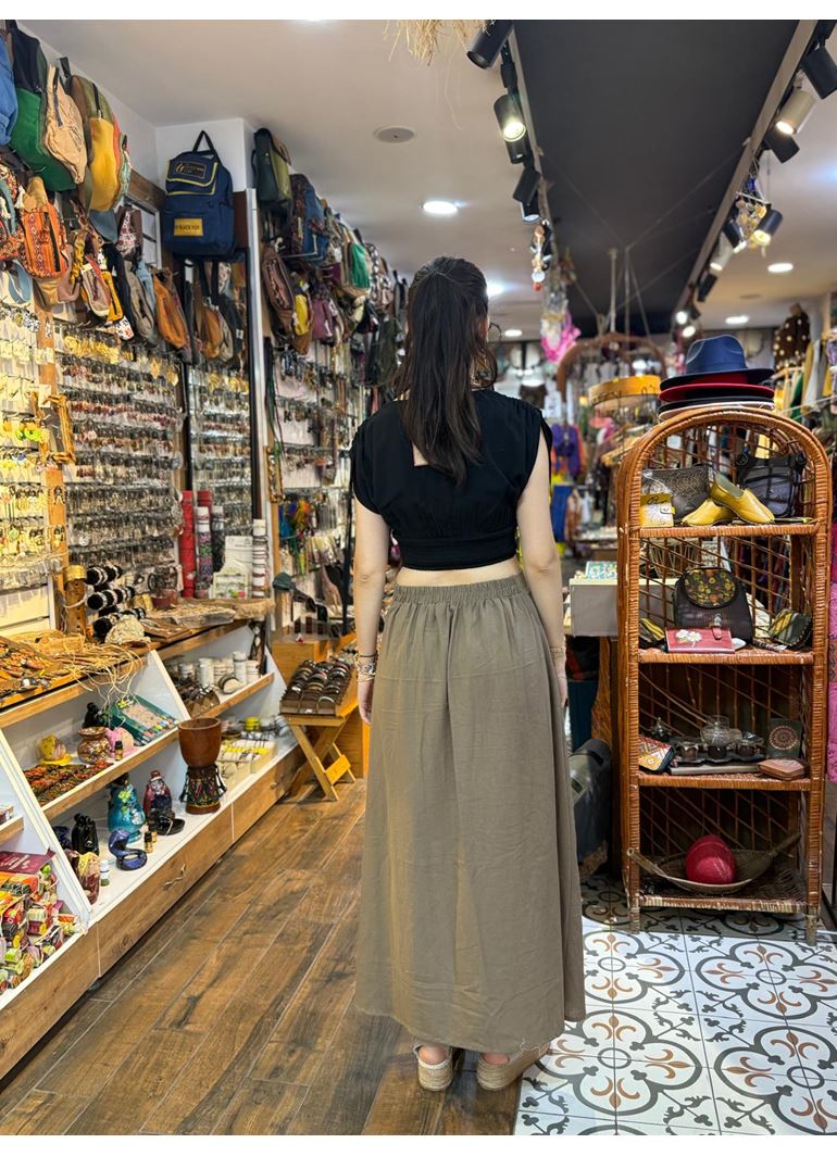 Tasarım Etek Vizon