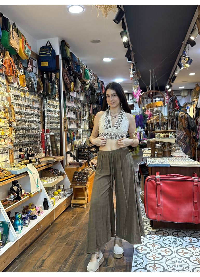 Tasarım Pantolon Kahverengi