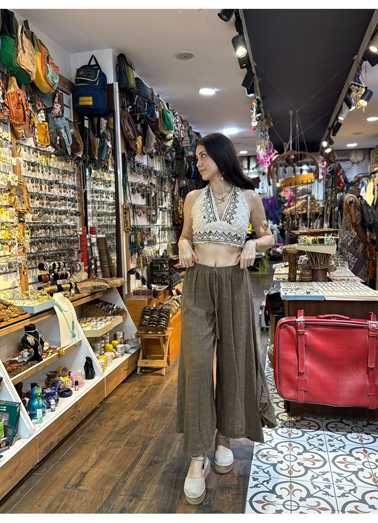 Tasarım Pantolon Kahverengi