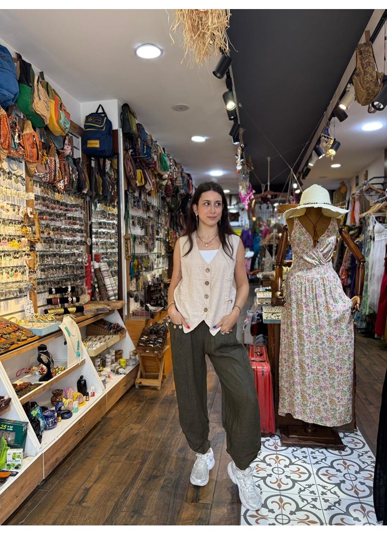 İtalyan Keten Pantolon