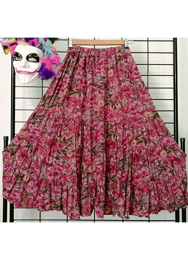 Patchwork Beli Lastikli Etek