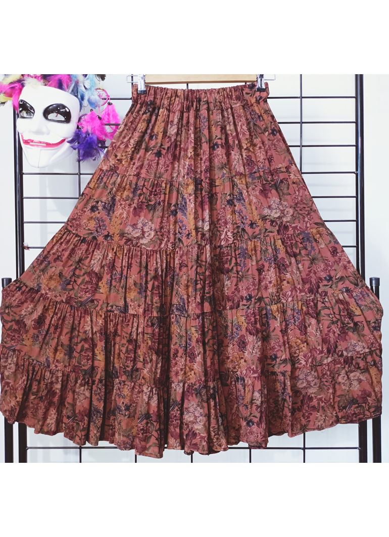 Patchwork Beli Lastikli Etek