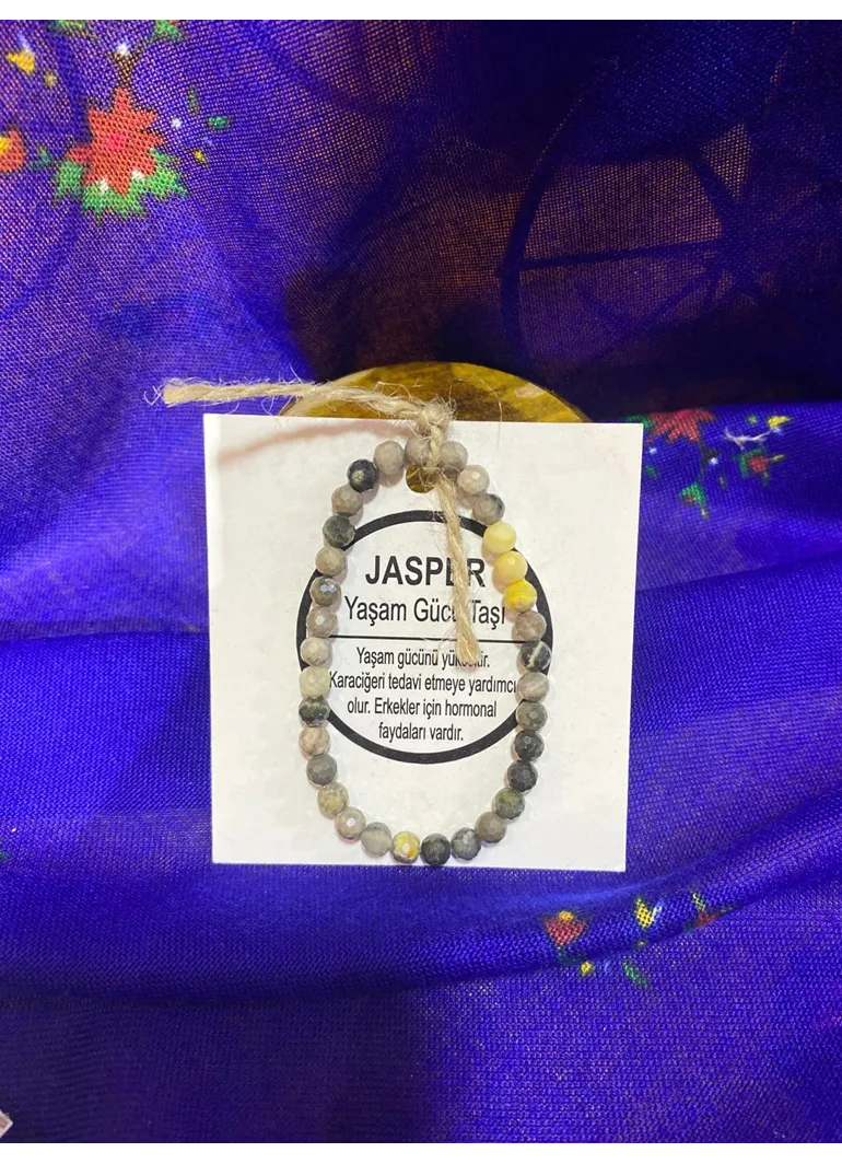 JASPER (YAŞAM GÜCÜ TAŞI) DOĞAL TAŞ BİLEKLİK