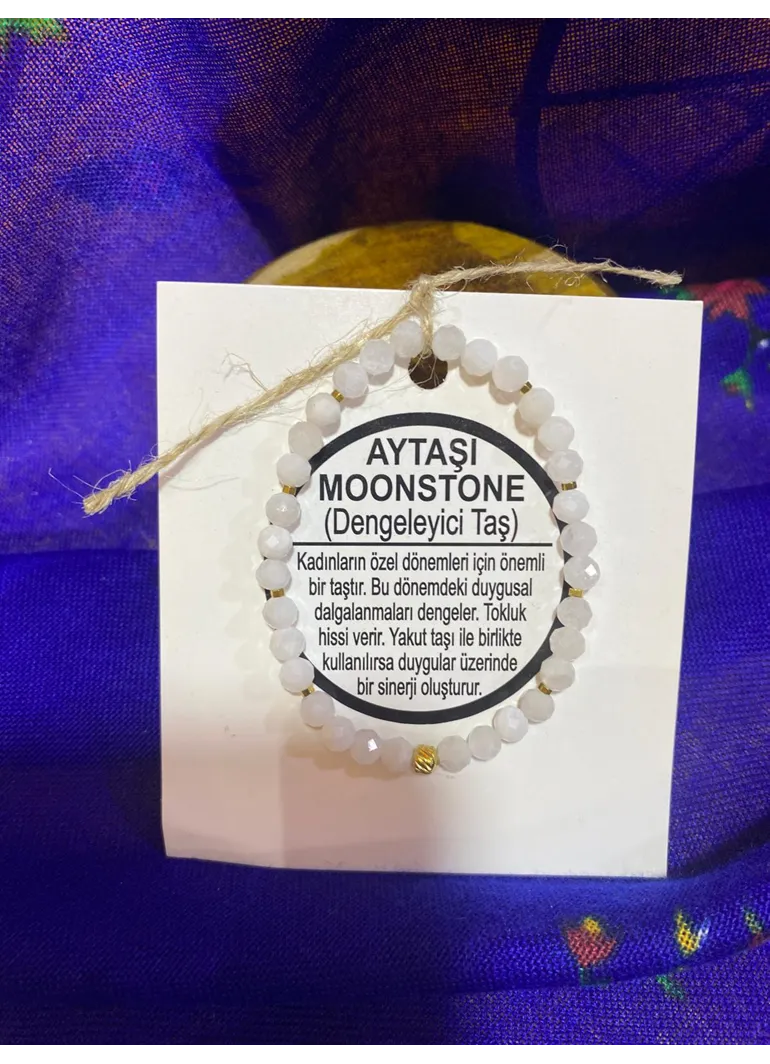 AYTAŞI (DENGELEYİCİ TAŞ) DOĞAL TAŞ BİLEKLİK