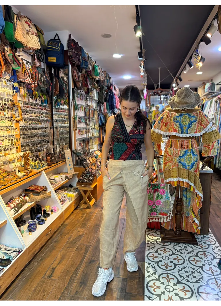 İtalyan Keten Pantolon