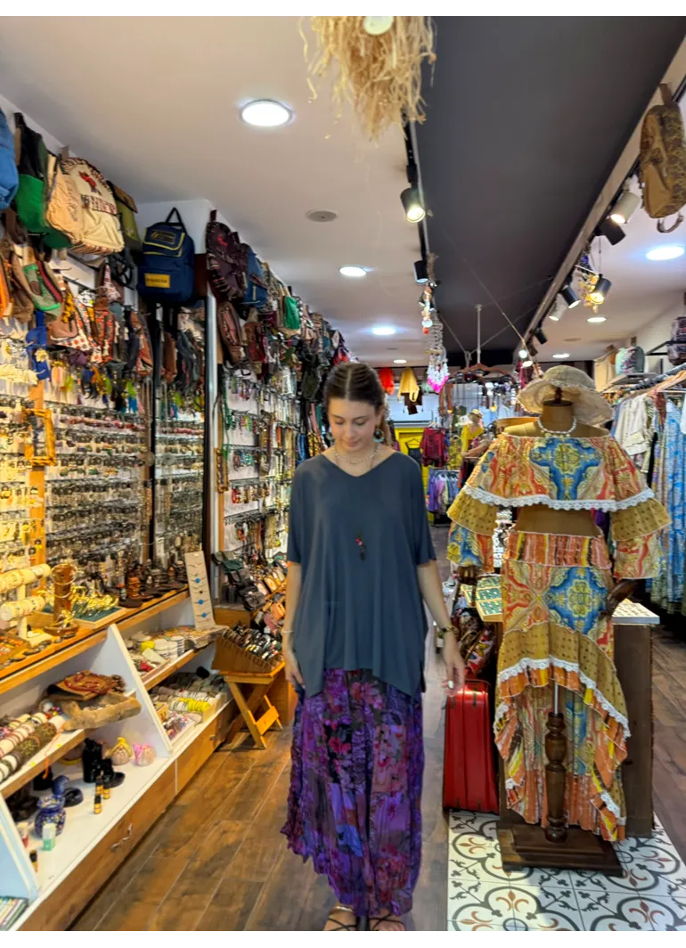 Patchwork Beli Lastikli Etek