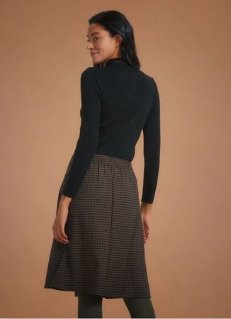 Bohem Tarz Kahve Kloş Etek