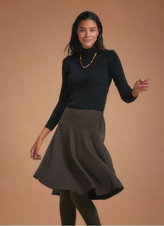 Bohem Tarz Kahve Kloş Etek