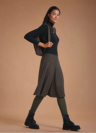 Bohem Tarz Kahve Kloş Etek