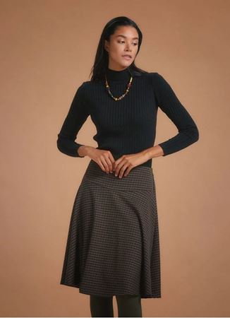 Bohem Tarz Kahve Kloş Etek