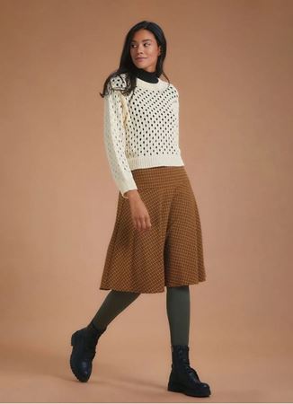 Bohem Tarz Hardal Kloş Etek