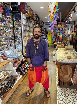 Kapüşonlu Önü Cepli Mor Uzun kol Sweat Unisex