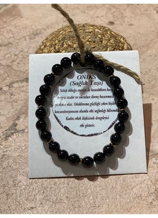 ONİKS ( SAĞLIK TAŞI) DOĞAL TAŞ BİLEKLİK