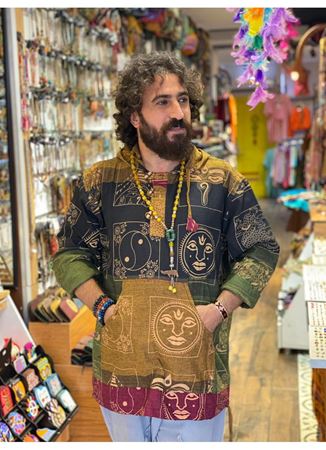 Kapüşonlu Önü Cepli Uzun kol Renkli Sweat Unisex