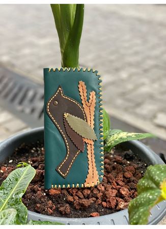 ÖZEL TASARIM DERİ EL İŞİ CÜZDAN