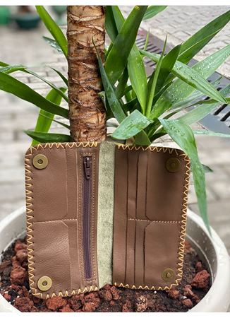 ÖZEL TASARIM DERİ EL İŞİ CÜZDAN