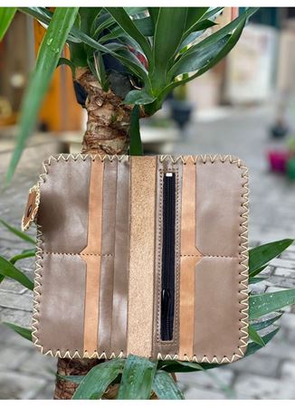 ÖZEL TASARIM DERİ EL İŞİ CÜZDAN