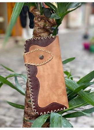 ÖZEL TASARIM DERİ EL İŞİ CÜZDAN