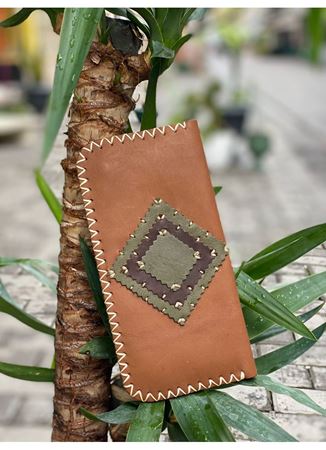 ÖZEL TASARIM DERİ EL İŞİ CÜZDAN