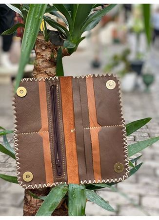 ÖZEL TASARIM DERİ EL İŞİ CÜZDAN