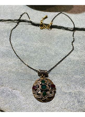 ÖZEL TASARIM ESKİTME KOLYE