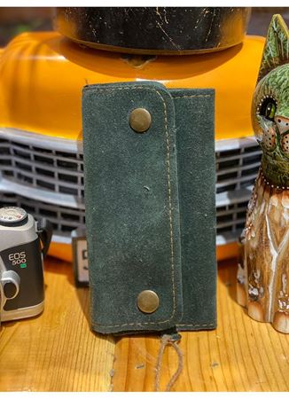 Süet El Yapımı Çıtçıtlı Tütün Kesesi Cüzdan Tütün Çantası Tütünlük 