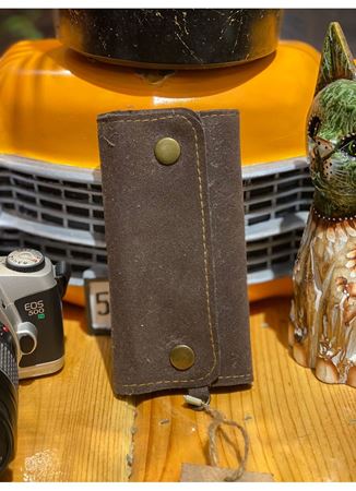 Süet El Yapımı Çıtçıtlı Tütün Kesesi Cüzdan Tütün Çantası Tütünlük 