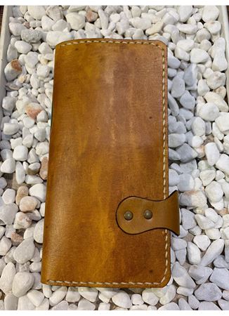 Küçük Prens Desenli Özel Yapım Deri Cüzdan