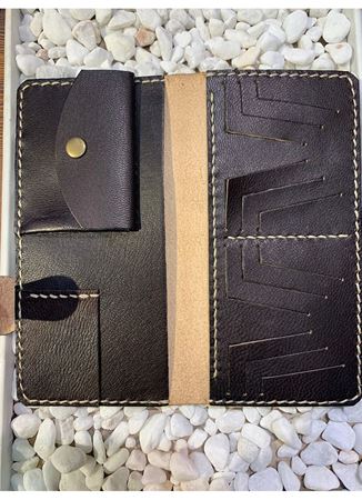 Özel Tasarım Baykuşlu Deri Cüzdan