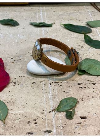 Tasarım Kedili El İşi Bileklik