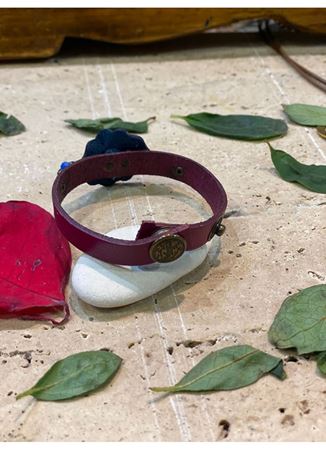 Tasarım Çiçekli El İşi Bileklik