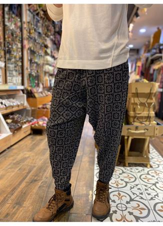 Desenli Dar Paça Şalvar