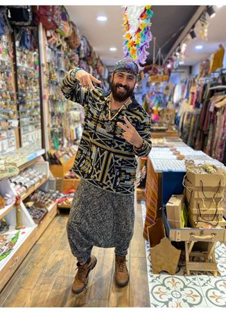 Desenli Erkek Şalvar