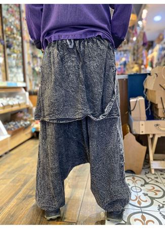 Unisex Nepal Yandan Cepli Şalvar