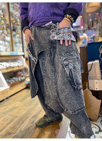 Unisex Nepal Yandan Cepli Şalvar