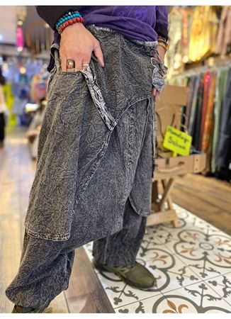 Unisex Nepal Yandan Cepli Şalvar