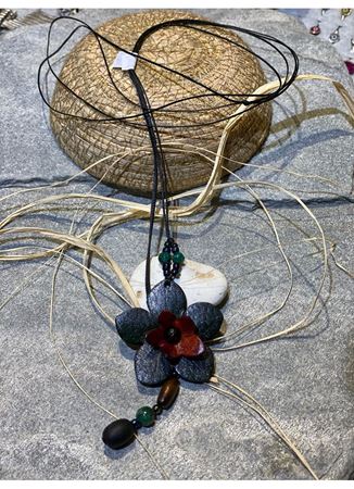 EL Yapımı Deri kolye