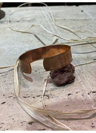 El Yapımı Otantik Bakır Bileklik